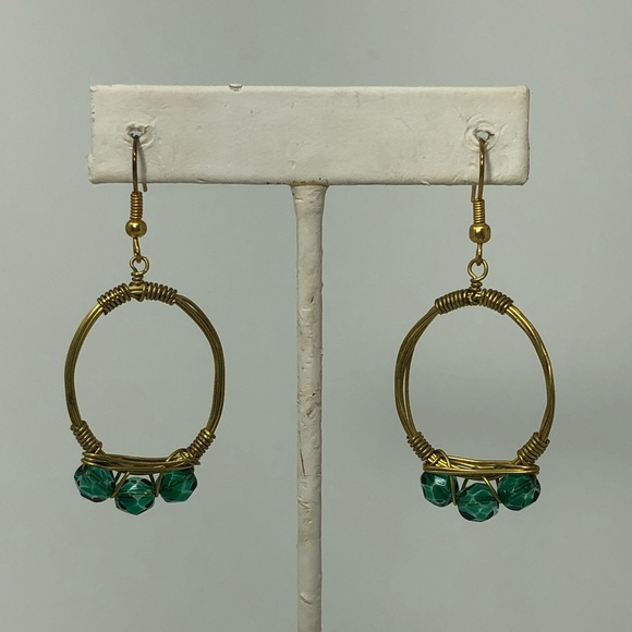 Wrapped Wire Hoops - Picture 1 of 4